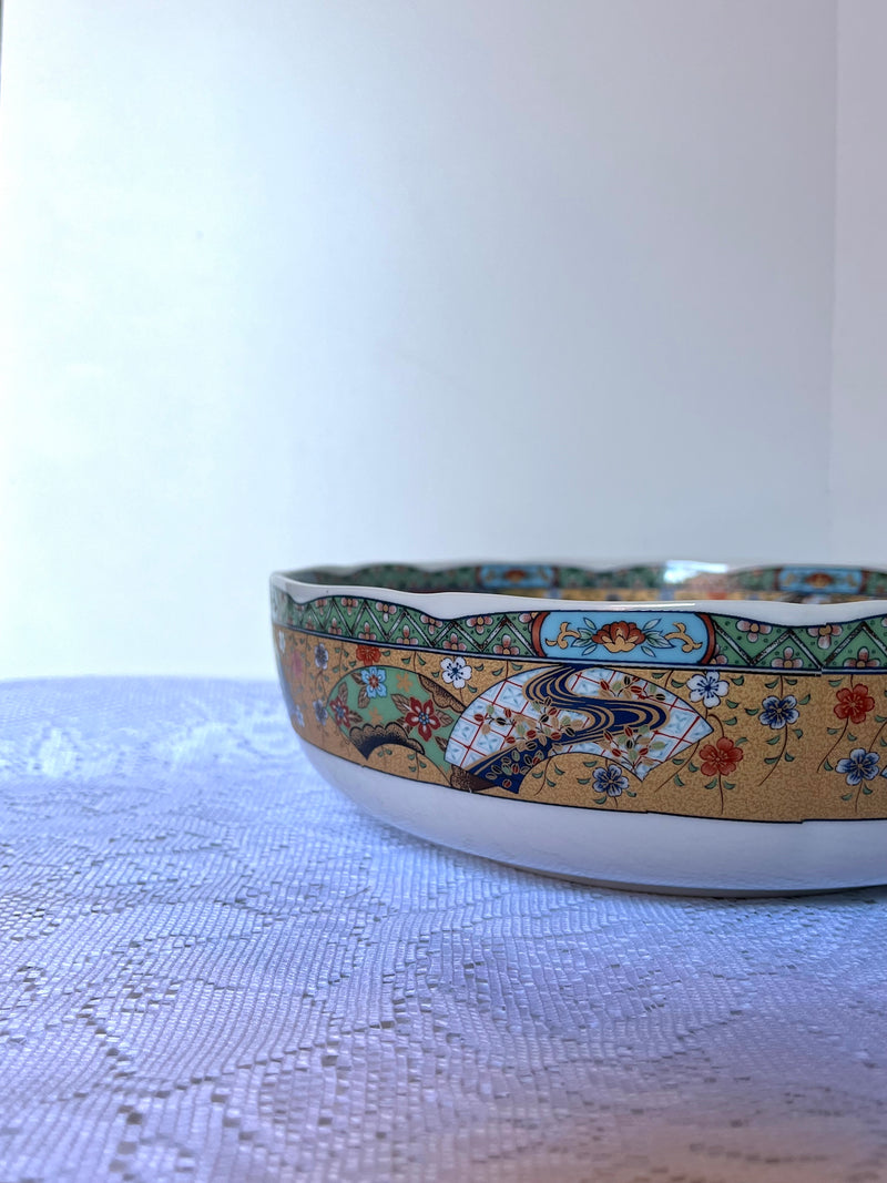 Imari porcelain bowl (22cm)