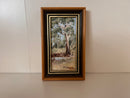Miniature Framed Artwork by Australian Artist Terrence John Hadler "Gum by a Dam"
