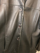 Jacquie Lamb Leather Jacket Size 18