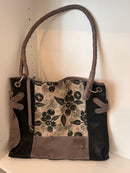 Nancybird Botanical Printed Leather Tote Handbag