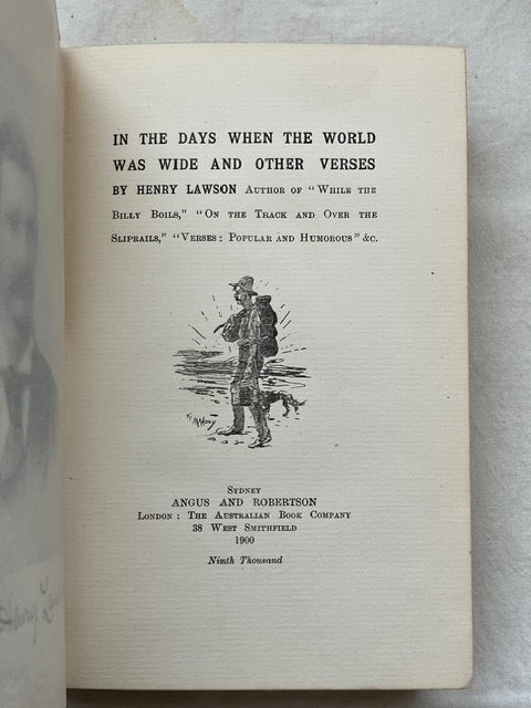 In the Days when the World was Wide by Henry Lawson