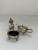 Vintage Whitehill Silver Cruet Set