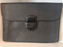 Vintage Lanvin Clutch with Grey Monogram Print