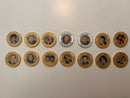 2000 Olympics Australian Team Collectable Tokens x 14