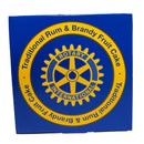 Box - Delicious traditional Rum and Brandy Fruit Cake - Christmas - Rotary - 800g