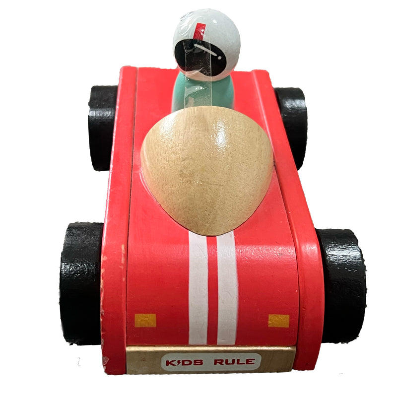 Wooden Red Racing Car – $20