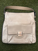 Trenery White Leather Shoulder Bag