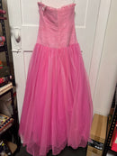 Le Gala by Mon Cheri Strapless Pink Formal Dress Size 10