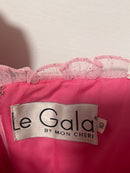 Le Gala by Mon Cheri Strapless Pink Formal Dress Size 10