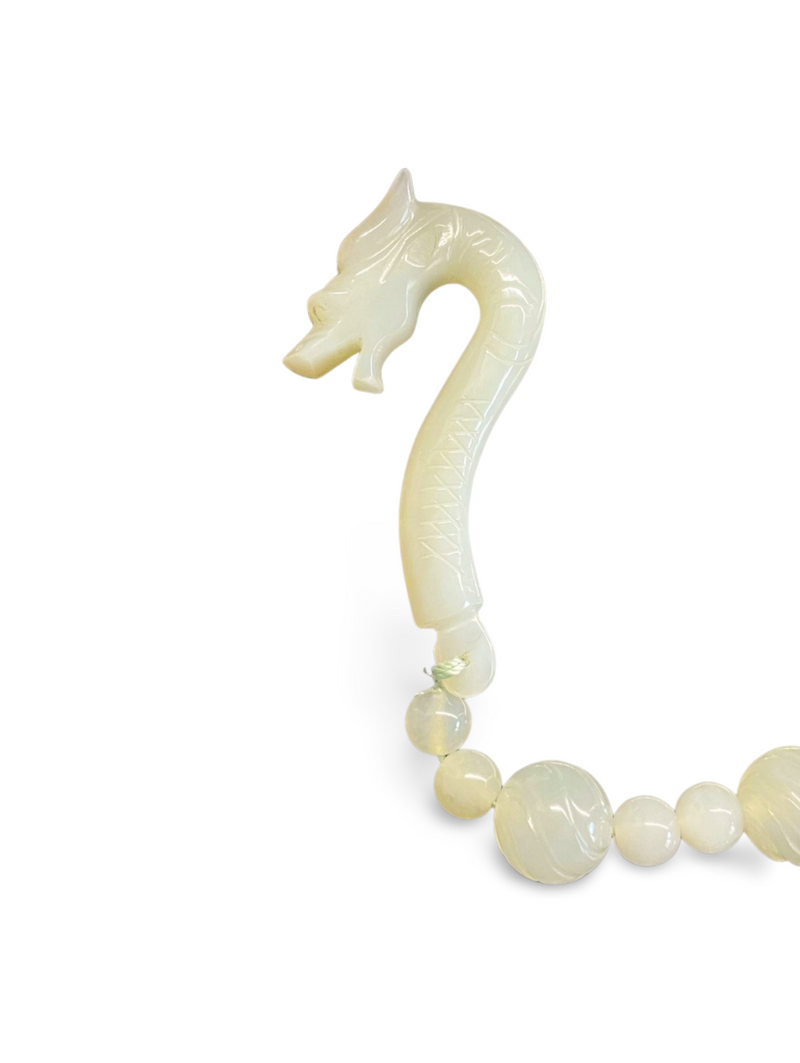 Jade dragon necklace