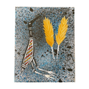 Fair Trade-Indigenous Textiles: Blue acrylic painting by Les Huddleston (Lipwurrunga)