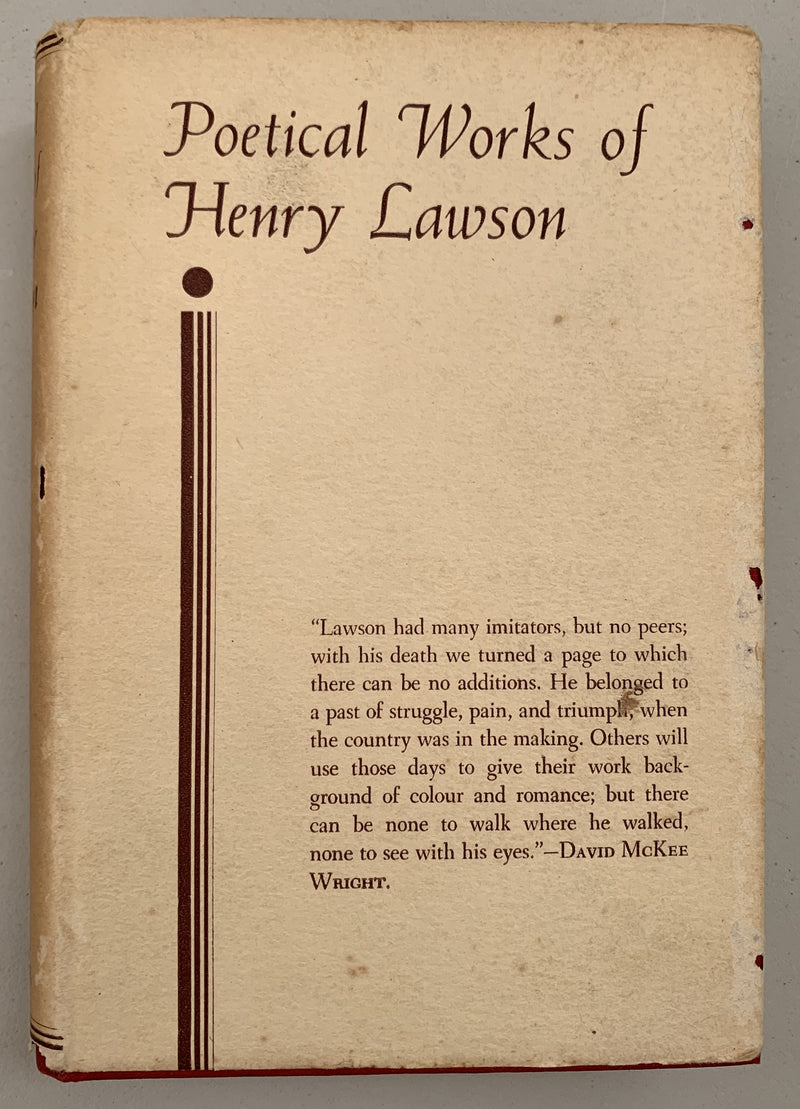 Poetical Works of Henry Lawson (Copy)