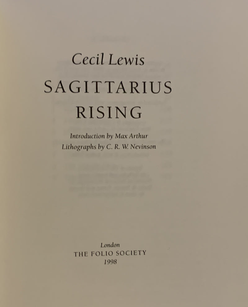 Sagittarius Rising by Cecil Lewis