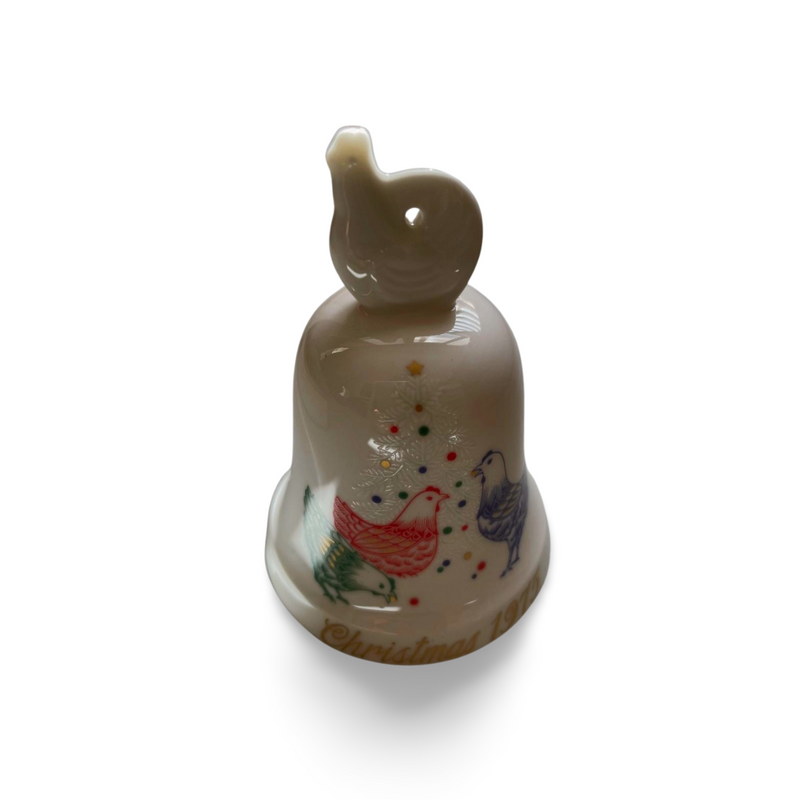 Noritake Christmas Bell 12 Days of Christmas 1975 French Hens, 4th Edition