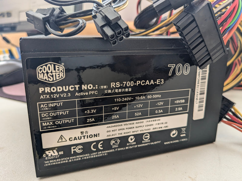 cooler master power supply-700W