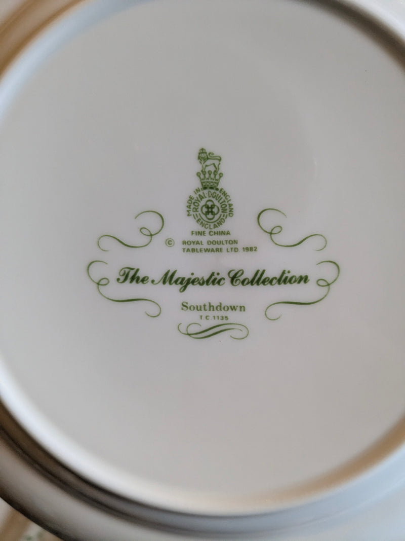 Royal Doulton Majestic Collection "SOUTHDOWN" dinnerware dinner plates x3