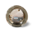 Round WMF IKORA silver-plated dish - with scalloped lace detail on edge