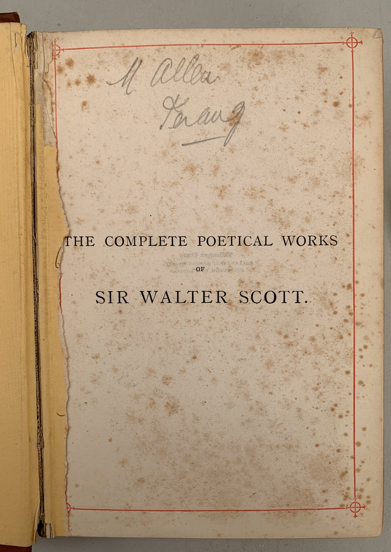 The Complete Poetical Works of Sir Walter Scott