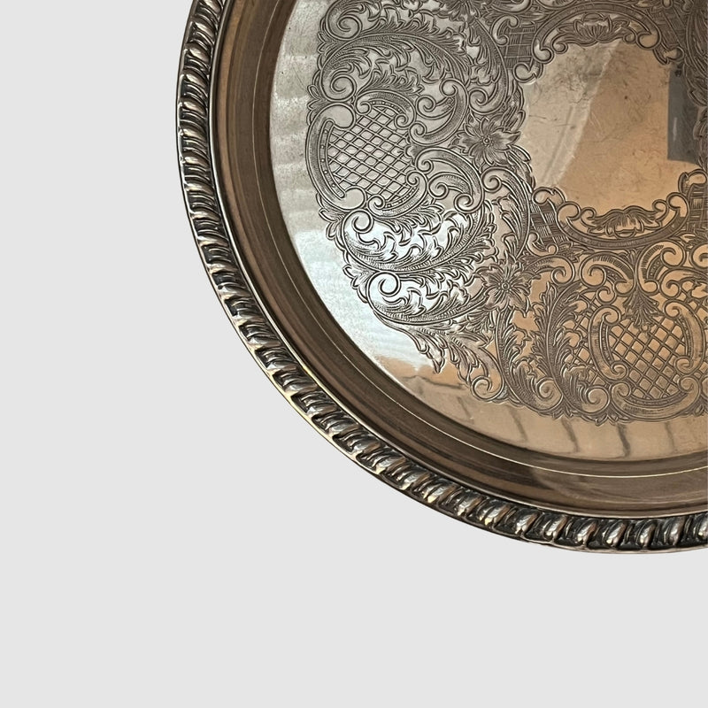 Ornate Silver Tray