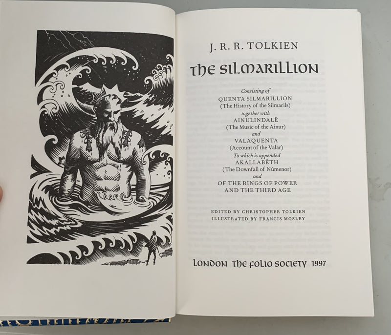 The Silmarillion by J.R.R Tolkien Folio Society edition)