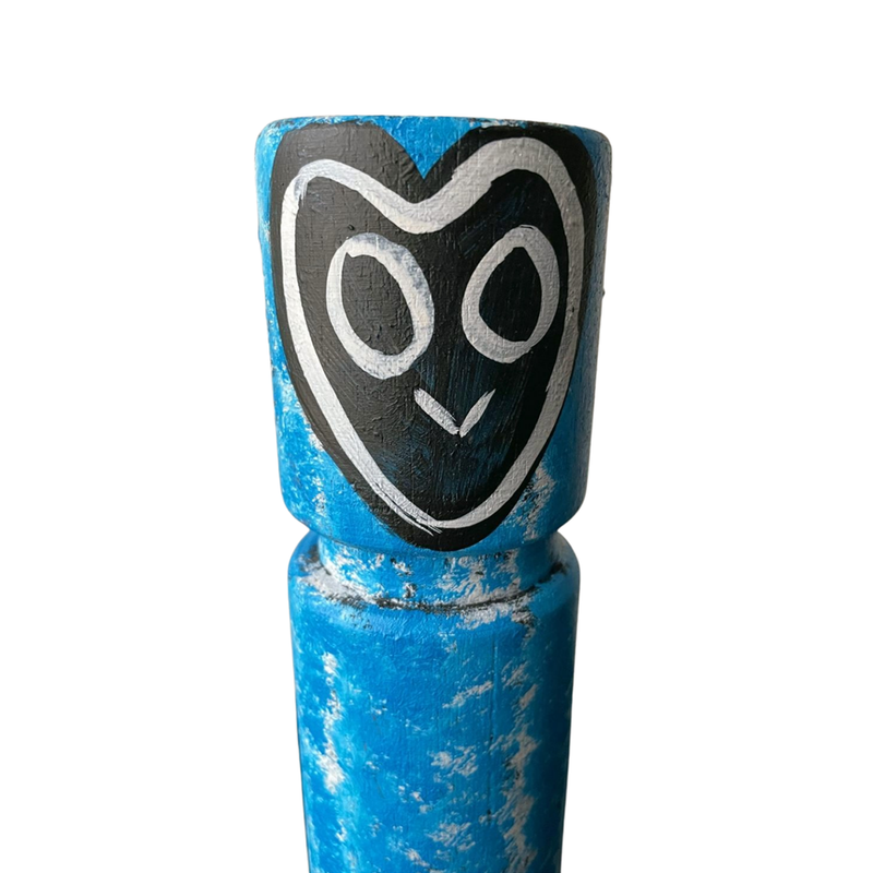 Fair Trade-Indigenous Textiles: Totem sculpture by Les Huddleston