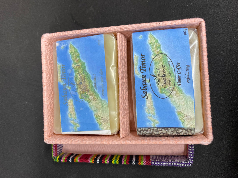 Timor Leste - Double Soap Box with Soap