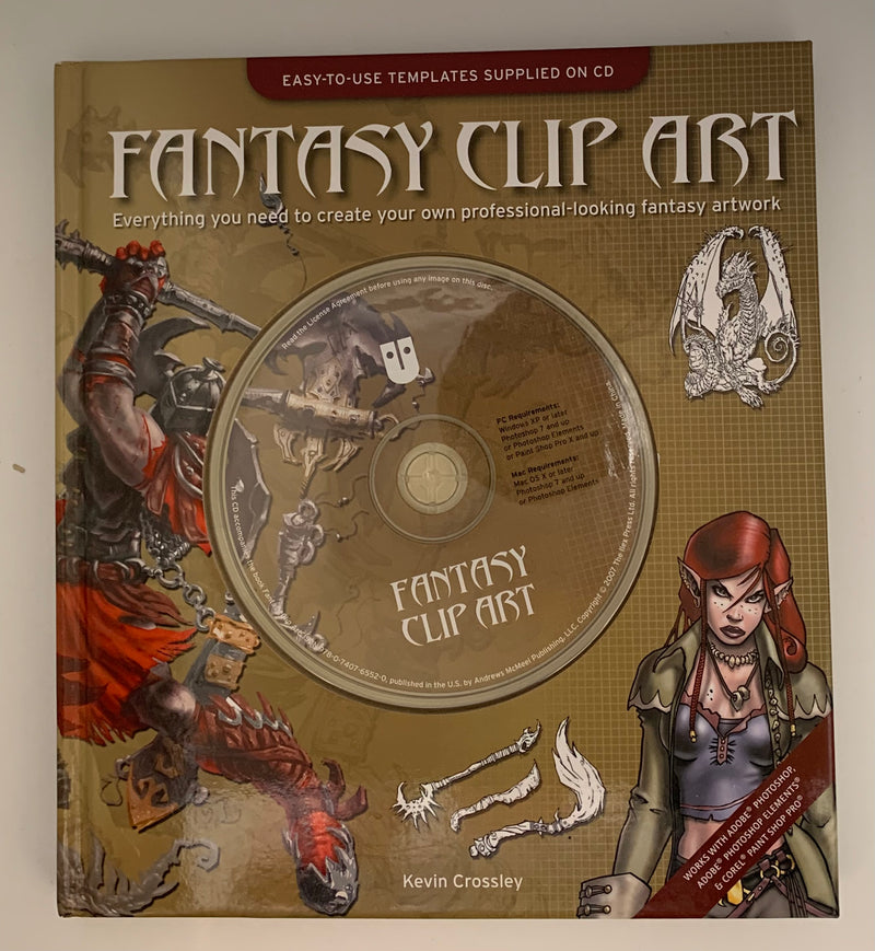 Fantasy Clip Art: Everything You Need to Create Your Own Professional-Looking Fantasy Artwork - Kevin Crossley