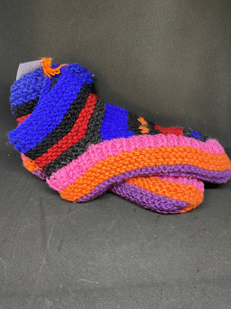 Nepalese - knitted slippers